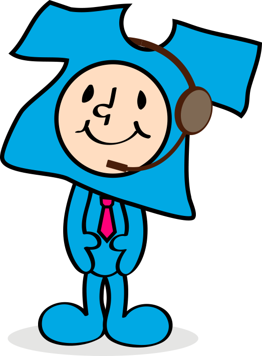 富山県のオリジナルプリントショップ ブルーワールドのキャラクター