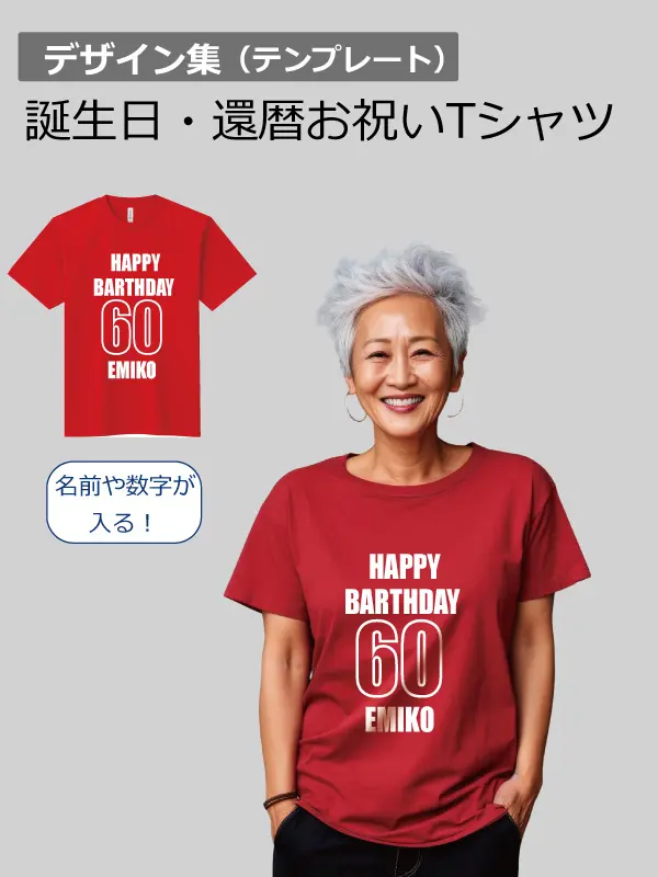 誕生日還暦祝いデザイン集カテゴリー
